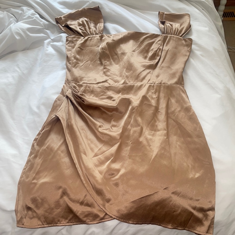 Satin mini dress